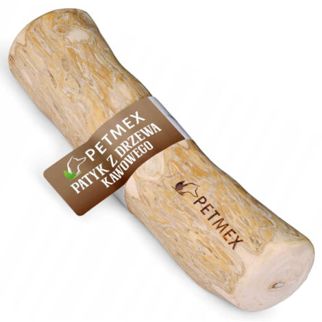 Natürlicher Hundekaustab aus Kaffeebaum (Coffee Tree) Petmex Größe L