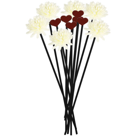 【Natürlicher Lufterfrischer】12 Bambusfaserstäbchen zur Aromatisierung von Räumen ohne offene Flamme – Absorbieren und verteilen Sie Ihre Lieblingsparfums und -öle.