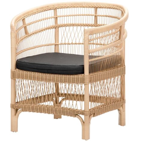 Natürlicher Rattansessel 65X60X80 cm