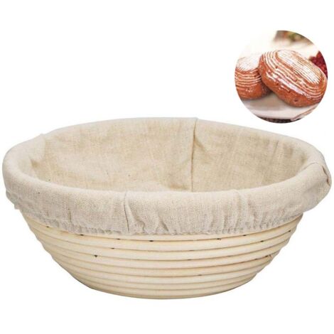 Natürlicher Weidenkorb für Sauerteiggärung, Bäckerschale