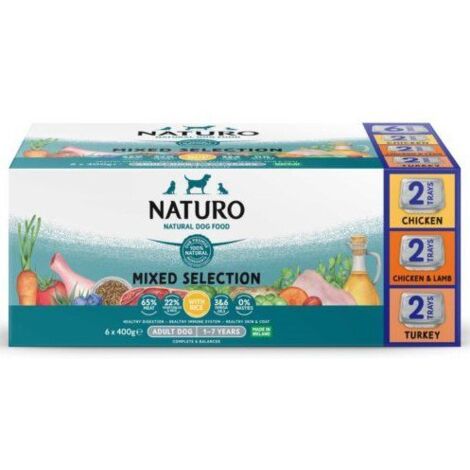 Natura  Adulto  Vassoio 400g - VARIETÀ 6 CONFEZIONI 6X400g