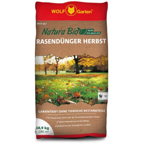 NATURA Bio Herbst Rasendünger NR-H 18.9 18.9kg für 280m²