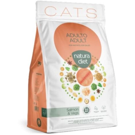 NATURA DIET CAT Adult Salmon 3 Kg