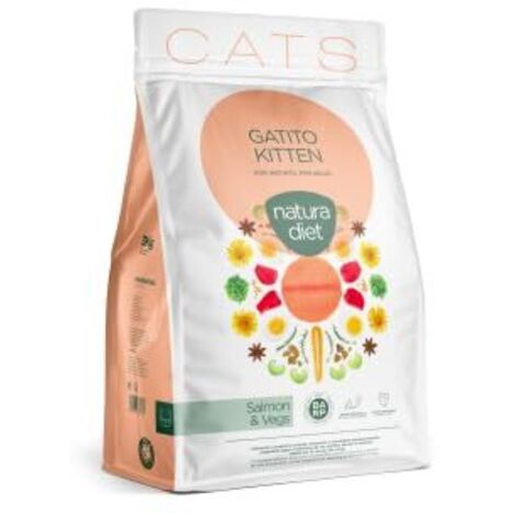 NATURA DIET CAT Kitten Salmon 1,5 Kg