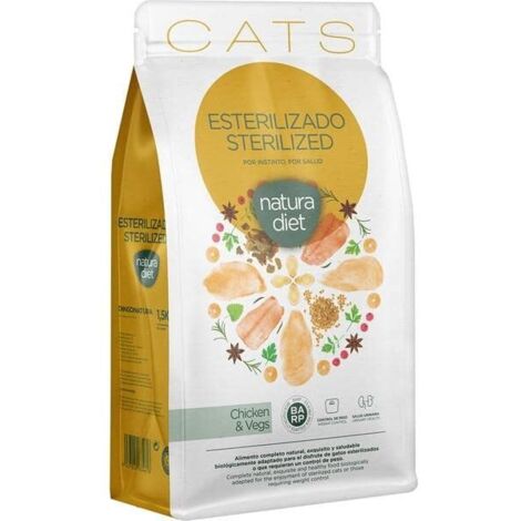 NATURA DIET CAT Sterilized Chicken 400 Gr