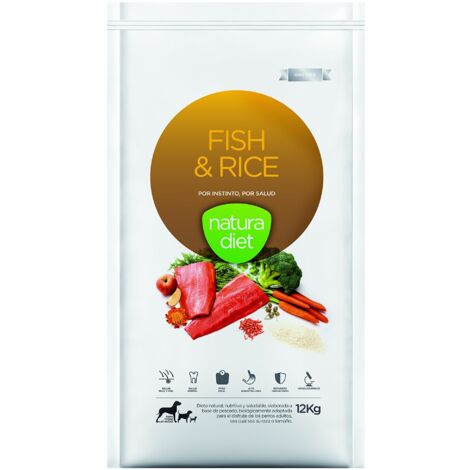 NATURA DIET DOG FISH & RICE 12 Kg