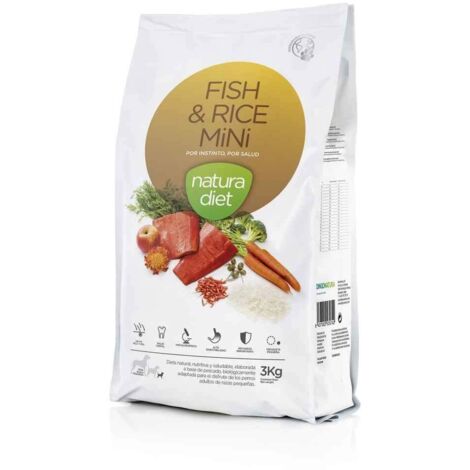 NATURA DIET DOG FISH & RICE MINI 3 Kg