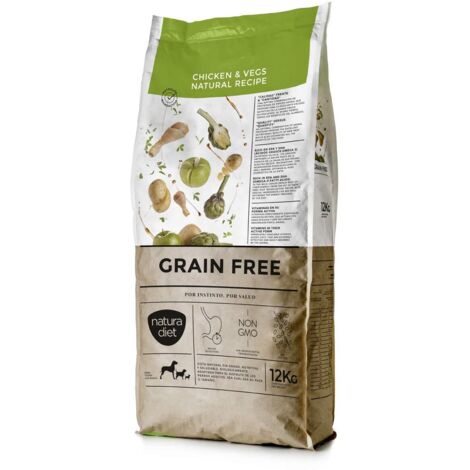 NATURA DIET DOG GRAIN FREE Chicken & Vegs 12 kg