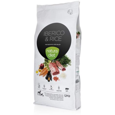 NATURA DIET DOG IBÉRICO & RICE 12 Kg