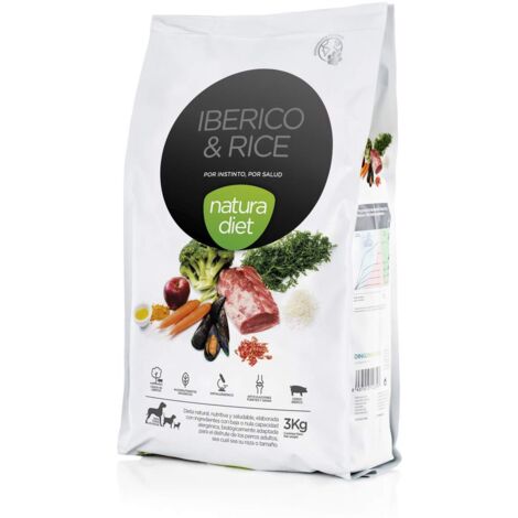 NATURA DIET DOG IBÉRICO & RICE 3 Kg