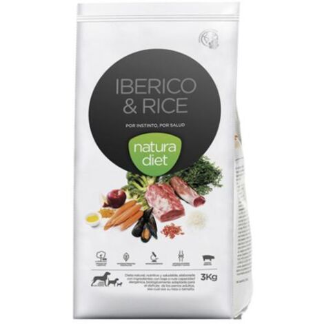 NATURA DIET DOG IBÉRICO & RICE 500 g