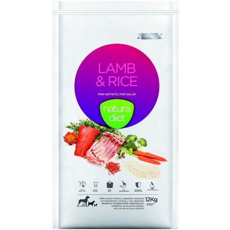 NATURA DIET DOG LAMB & RICE 12 Kg