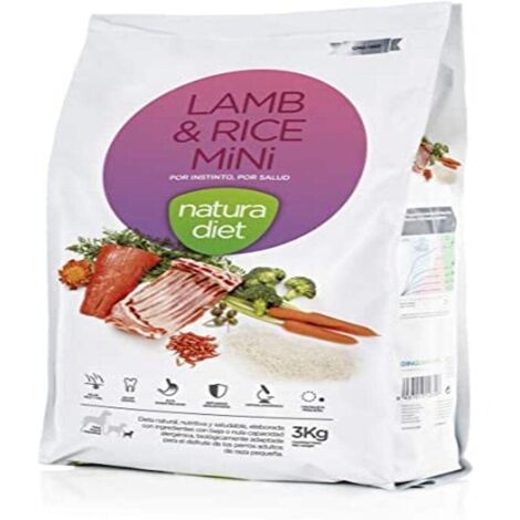 NATURA DIET DOG LAMB & RICE MINI 3 Kg