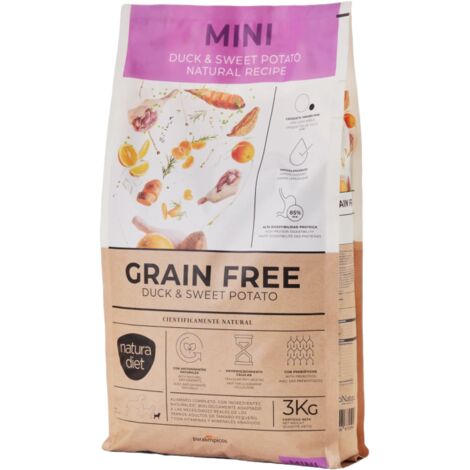 NATURA DIET DOG Wild Instinct Grain Free Duck & Sweet potato Mini 3 kg