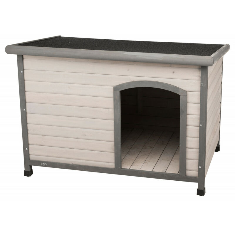 Trixie - Niche Classic toit plat Taille L. 116 x 82 x 79 cm . grise. pour chiens