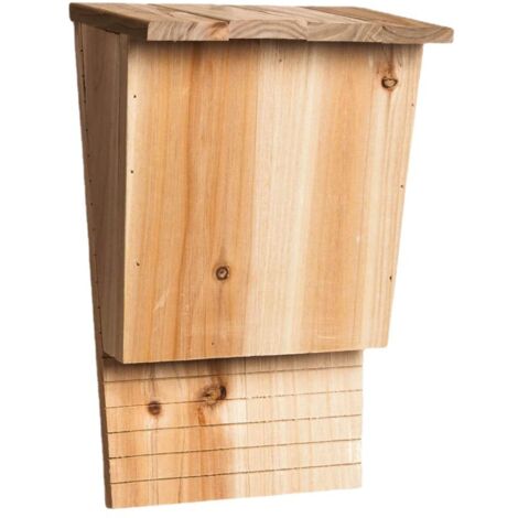 Natura, rifugio per pipistrelli, cuccia in legno di abete non trattato, casa, scatola H x L x P: 248,39,3 cm