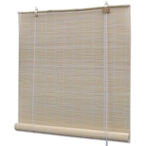 SWEIKO Natural Bamboo Roller Blinds 120 x 160 cm VDTD08683