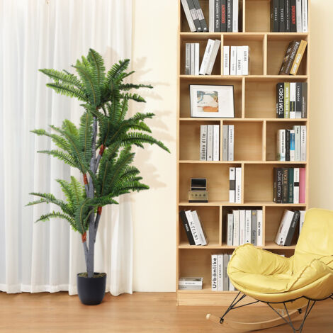 Natural Beauty Artificial Persian Grass Decorative Plant in Planter