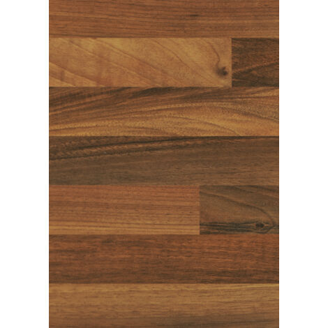 Natural Block Walnut Laminate Kitchen Splashback 4.1m x 1210mm x 6mm - FP0215