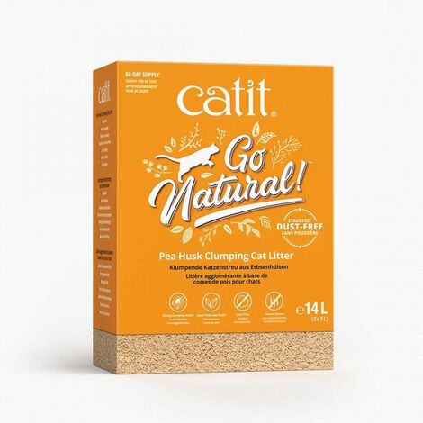 Natural Catit Go! Guisante Sand, Vanille 14l