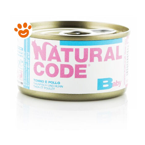 Natural Code Kitten Lattina 85gr BABY TONNO E POLLO