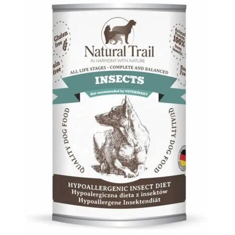 NATURAL TRAIL Insetti per cani lattina da 350 g