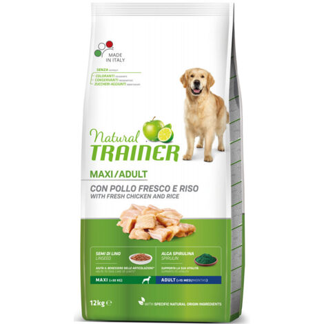 Natural Trainer Adult Maxi 12kg Pollo&Riso