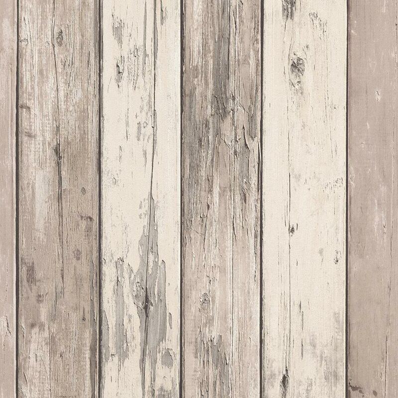 Natural Wood Effect Wallpaper Erismann Paste The Wall Textured Vinyl