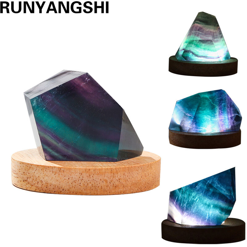 Naturale colorato a righe fluorite arcobaleno