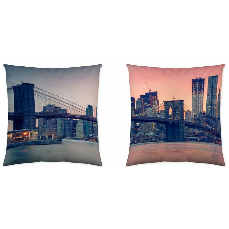 

Naturals Funda de cojín Naturals Brooklyn Bridge (50 x 50 cm)