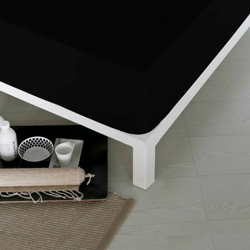 

Sábana Bajera Ajustable Negro (Cama de 140) - Naturals