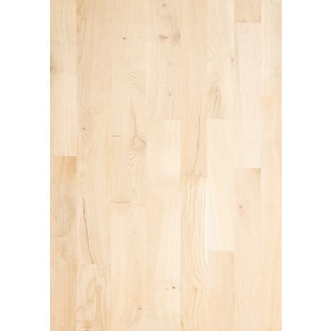 Naturasol – Parquet massif chêne brut 20mm – Largeur 9 cm – Pour pose collée ou clouée – 1er choix sans chanfrein