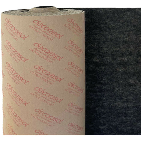Naturasol – Sous-couche moquette épaisse 15 m² – Mousse polyéthylène – Isolation acoustique renforcée – Compatible chauffage au sol