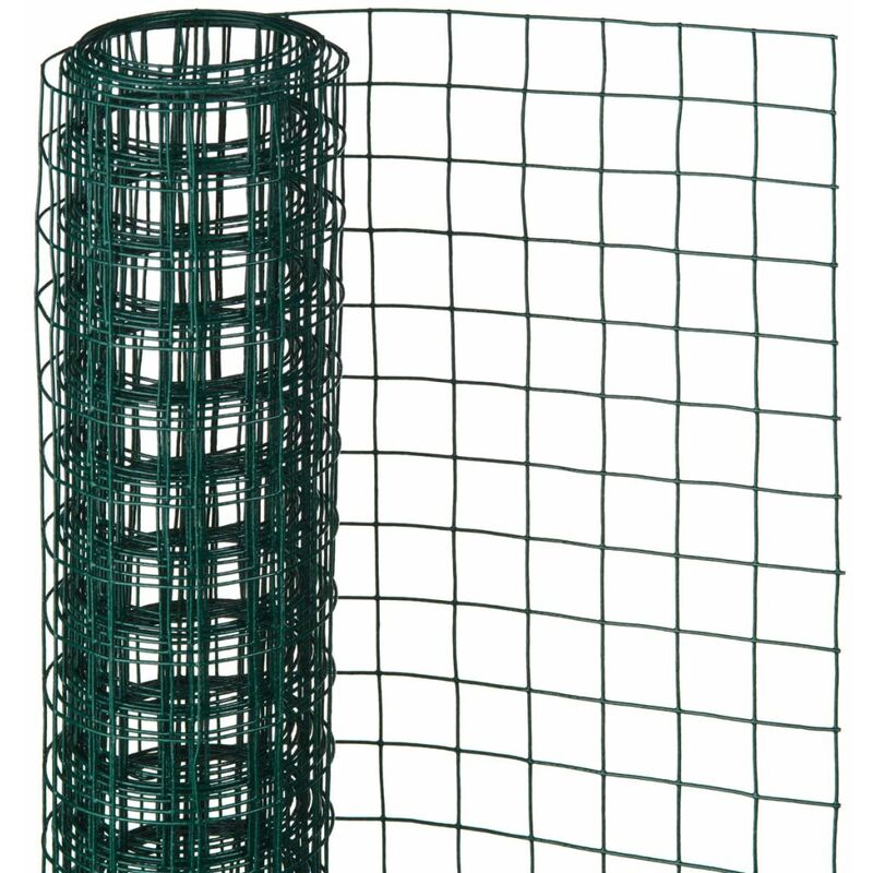 

Nature Alambrada cuadrada acero recubrimiento plástico 0,5x2,5 m 13 mm