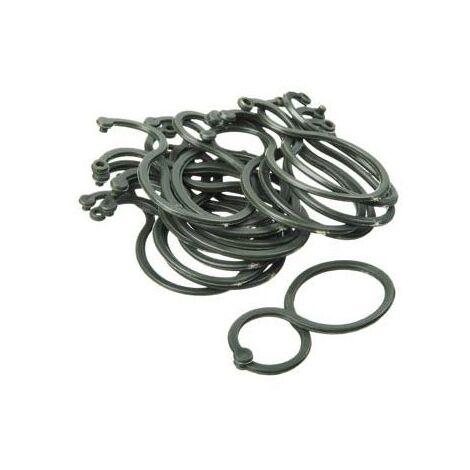Nature – Anneaux de tuteurage pour tomates – Sachet de 25 – Plastique vert – Double anneau Ø 30/20 mm pour fixation facile