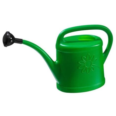 Nature – Arrosoir ovale 3 L en polyéthylène – Traitement anti-UV – Pomme d'arrosage incluse – Durable pour arrosage intensif