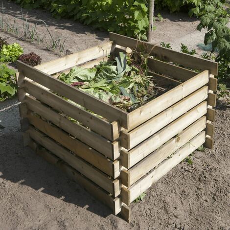 Nature Compostador de madera FSC 650 L 6070480