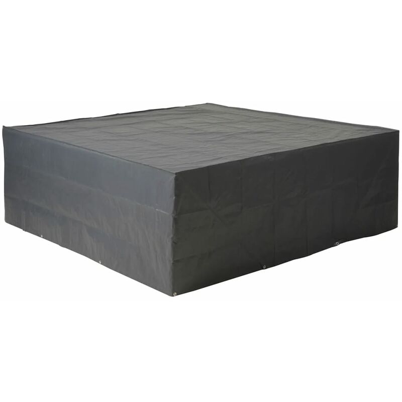 

Nature Cubierta de muebles de jardín mesa baja y sillas 250x250x70 cm