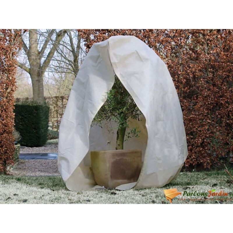

Nature Cubierta plantas invierno con cremallera beige 3x2,5x2,5 m