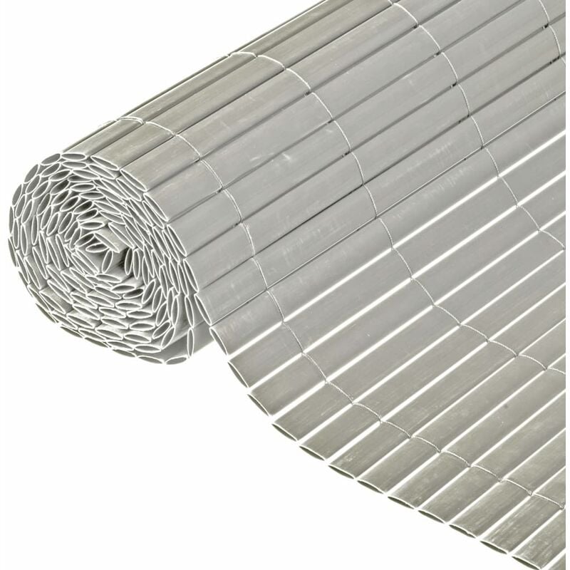 Prolenta Premium - Furniture Limited - Écran de jardin à double face pvc 1x3 m Gris