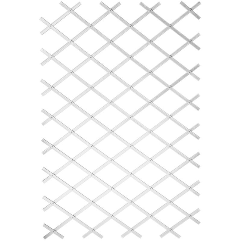 

Nature Enrejado de jardín 100x200 cm PVC blanco 6040703 - Blanco