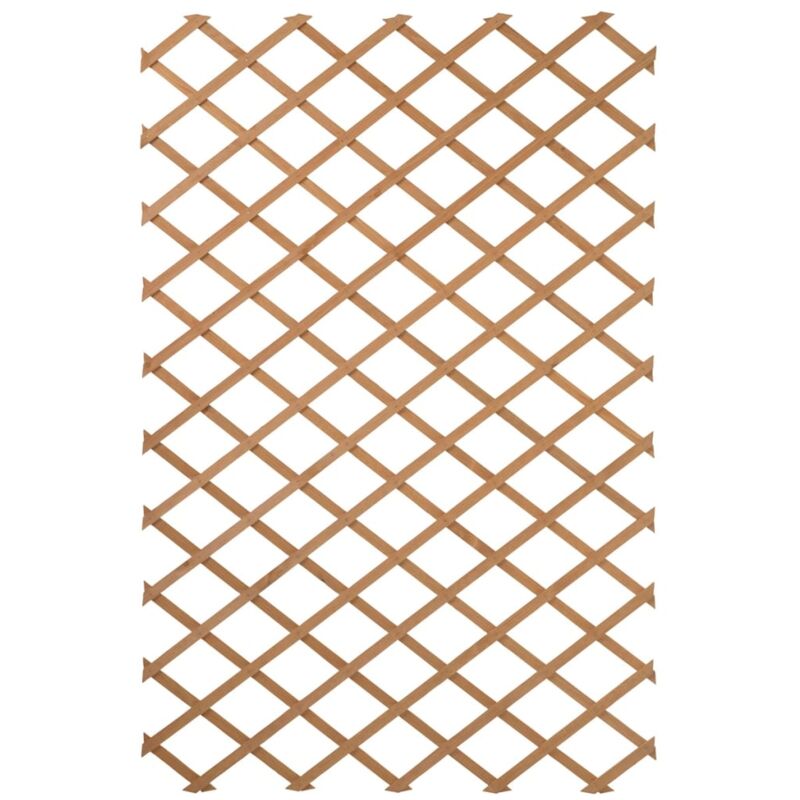 

Nature Enrejado de jardín de madera natural 50x150 cm - Marrón