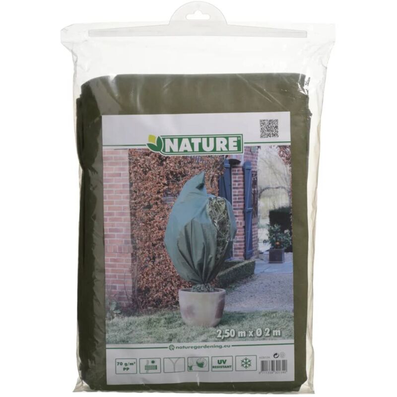 

Funda cubre plantas polar anti-heladas verde 70 g/m² 2x2,5 m - Nature