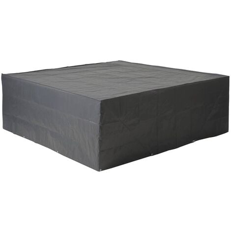 Nature Gartenmöbelabdeckung für niedrigen Tisch Stühle 250x250x70 cm