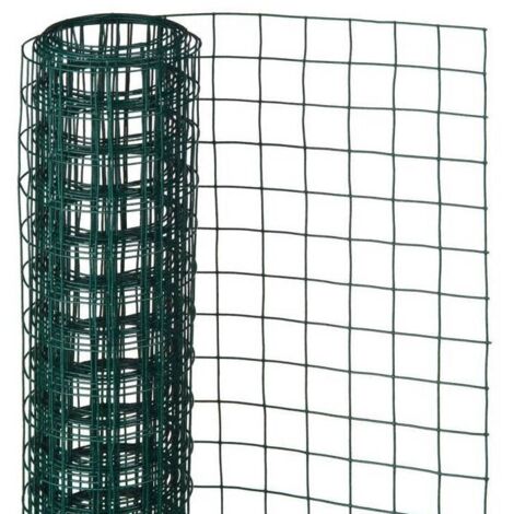 Grillage plastique maille carrée 0,5cm Vert 1x5m BALCONET 05 - Mr.Bricolage