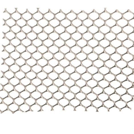 NATURE GRILLAGE POUR PARTERRE - HDPE GRIS - MAILLE HEXAGONALE 5 MM - 0,5X3 M