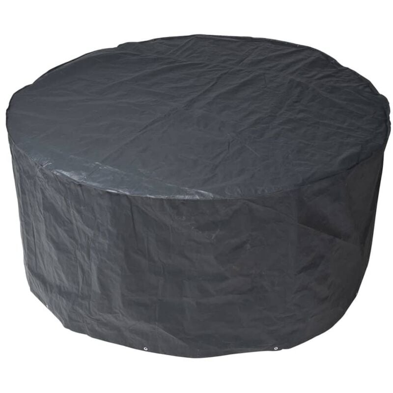 Housse de mobilier de jardin pour tables rondes 325x325x90 cm - Nature