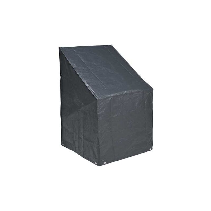 Housse pour chaise empilable de jardin PE 140x75x70 cm 6031601 - Nature