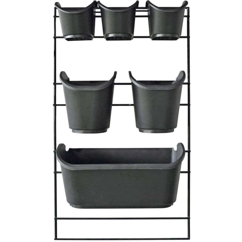 

Kit de pared para jardín vertical - Negro - Nature