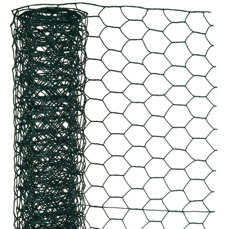 

Alambrada hexagonal 1x5 m 13 mm acero recubrimiento plástico - Verde - Nature